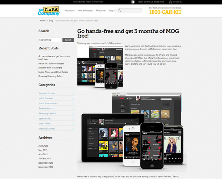 blog A page from the new blog