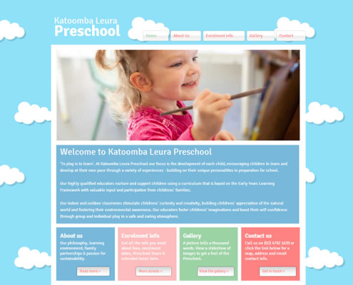Katoomba Leura Preschool home page