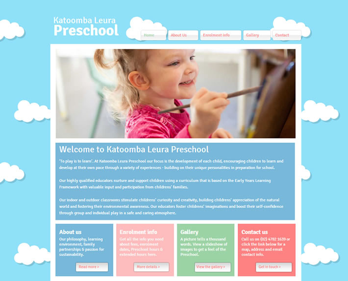 Katoomba Leura Preschool home page