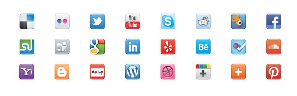 social media icons