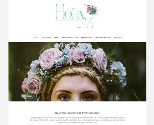 Blue Mountains florist Floral Ink's website