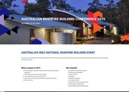 Bushfire Conference website