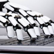 ai robot doing SEO work
